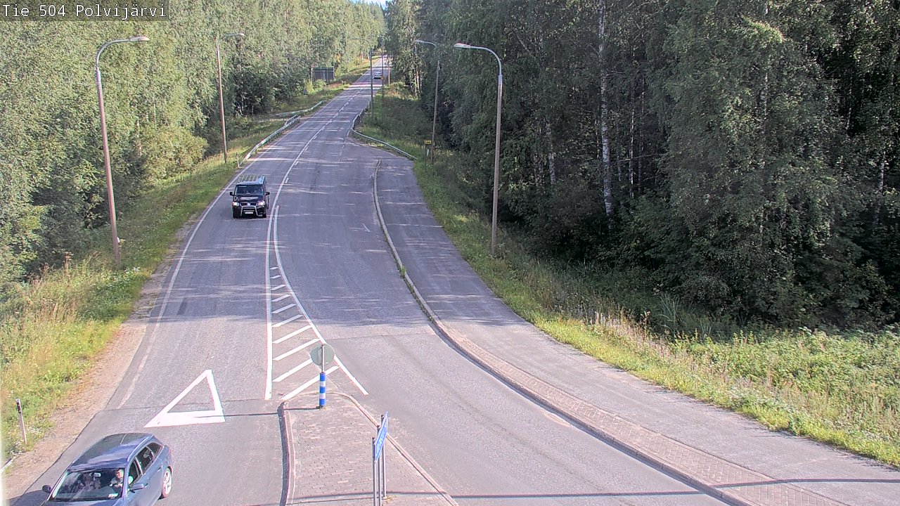 Kelikamerat Kuva Tie 504 Polvijärvi, Polvijärvi, Pohjois-Karjala