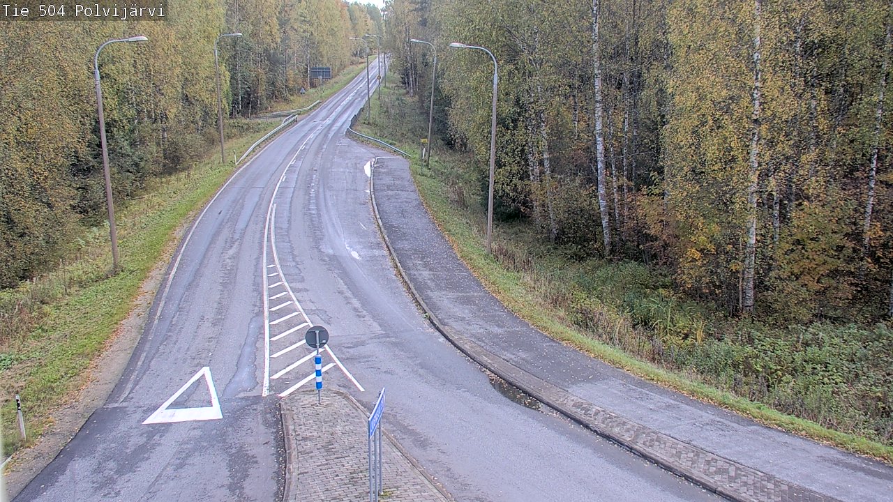 Kelikamerat Kuva Tie 504 Polvijärvi, Polvijärvi, Pohjois-Karjala