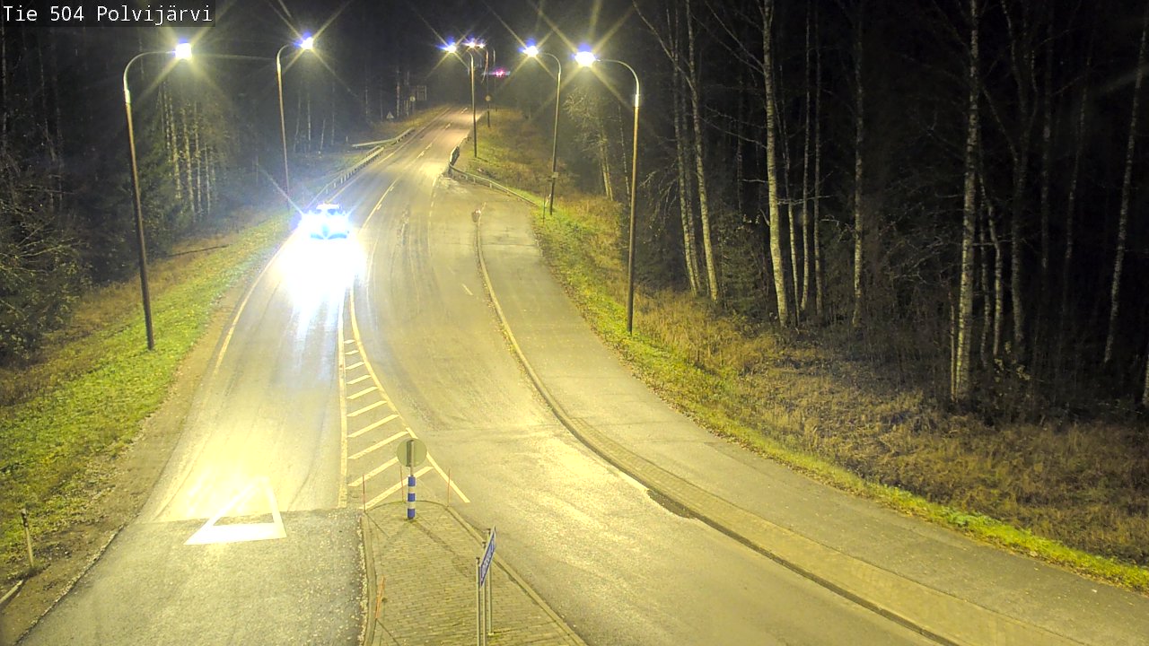 Kelikamerat Kuva Tie 504 Polvijärvi, Polvijärvi, Pohjois-Karjala