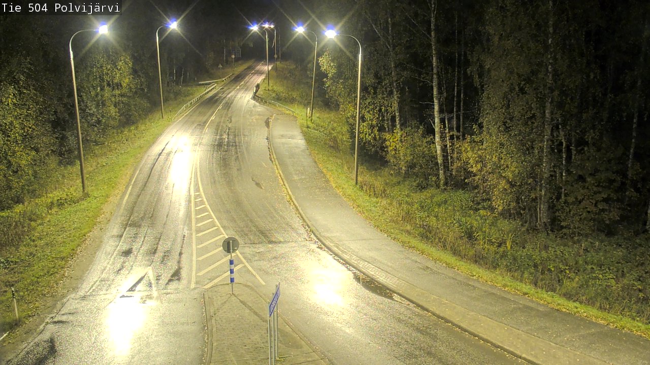 Kelikamerat Kuva Tie 504 Polvijärvi, Polvijärvi, Pohjois-Karjala