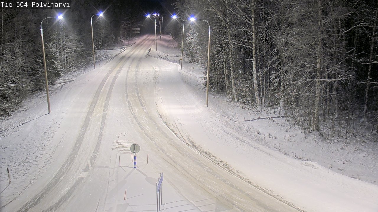 Kelikamerat Kuva Tie 504 Polvijärvi, Polvijärvi, Pohjois-Karjala