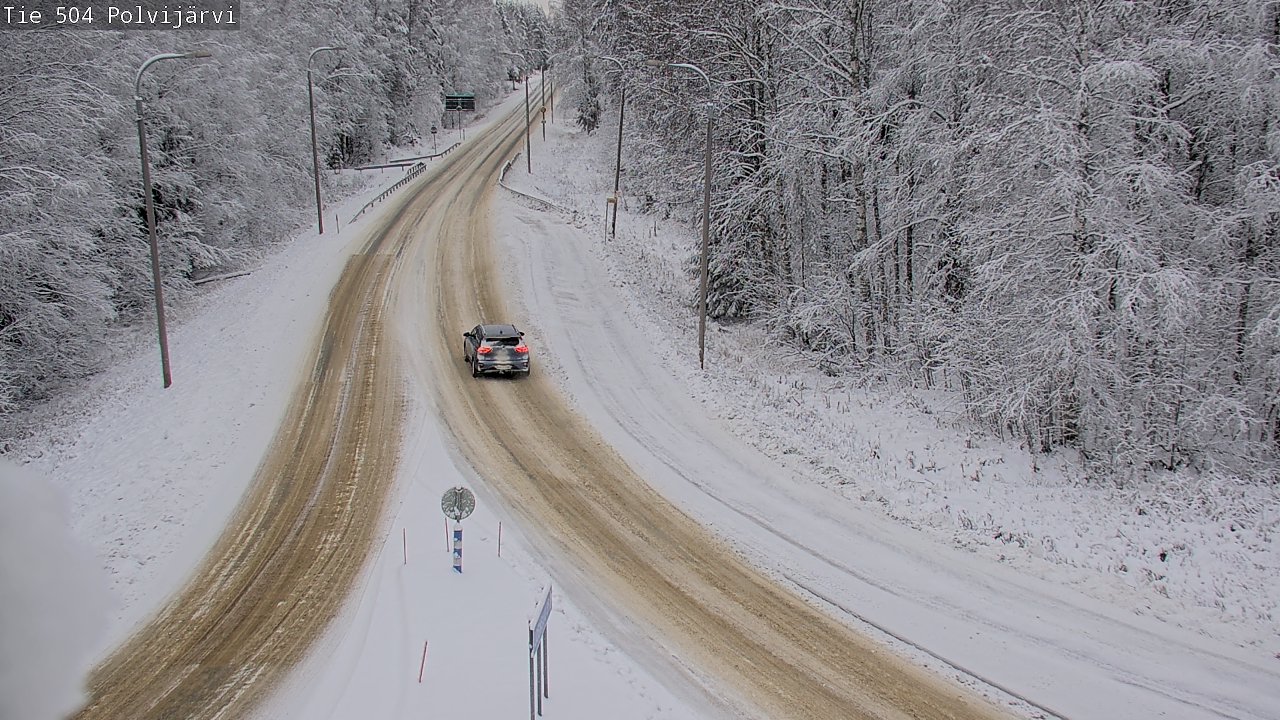 Kelikamerat Kuva Tie 504 Polvijärvi, Polvijärvi, Pohjois-Karjala