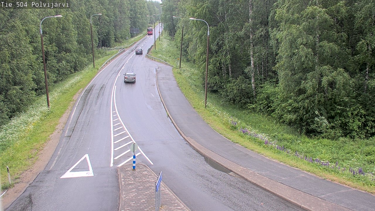 Weather Camera Image Road 504 Polvijärvi, Polvijärvi, Pohjois-Karjala