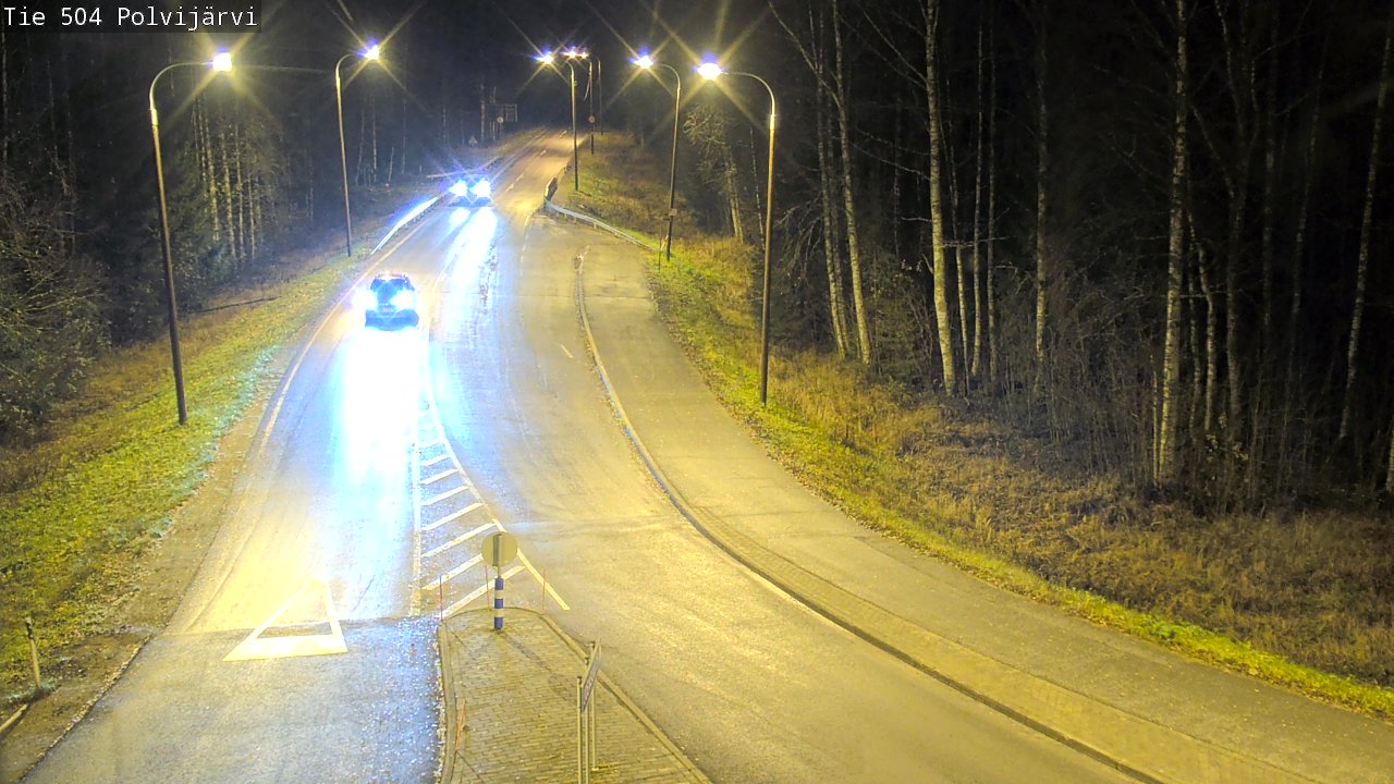 Kelikamerat Kuva Tie 504 Polvijärvi, Polvijärvi, Pohjois-Karjala