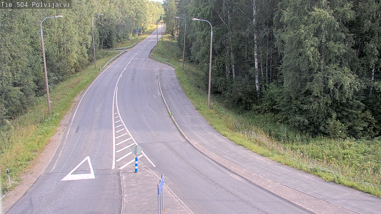 Kelikamerat Kuva Tie 504 Polvijärvi, Polvijärvi, Pohjois-Karjala