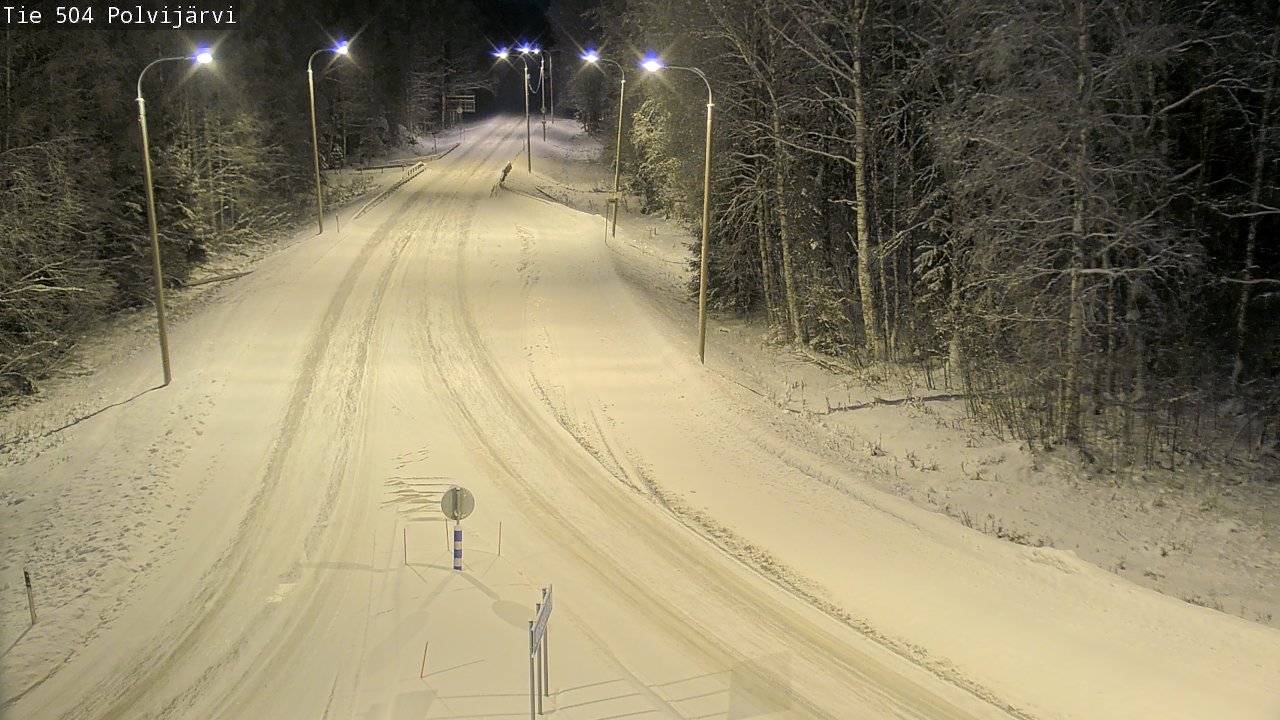 Kelikamerat Kuva Tie 504 Polvijärvi, Polvijärvi, Pohjois-Karjala