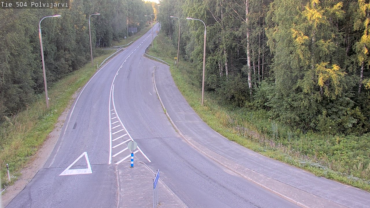 Weather Camera Image Road 504 Polvijärvi, Polvijärvi, Pohjois-Karjala