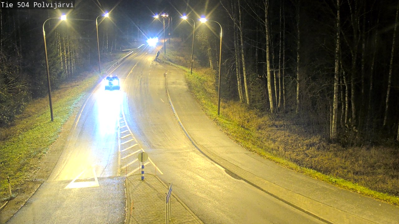 Kelikamerat Kuva Tie 504 Polvijärvi, Polvijärvi, Pohjois-Karjala