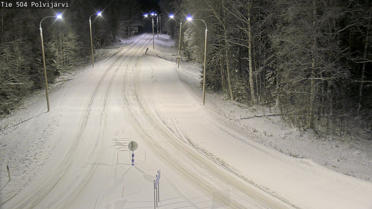 Kelikamerat Kuva Tie 504 Polvijärvi, Polvijärvi, Pohjois-Karjala