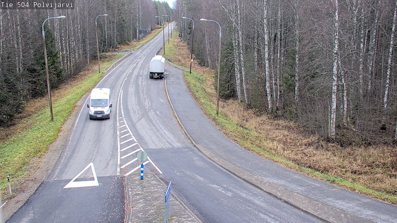 Kelikamerat Kuva Tie 504 Polvijärvi, Polvijärvi, Pohjois-Karjala
