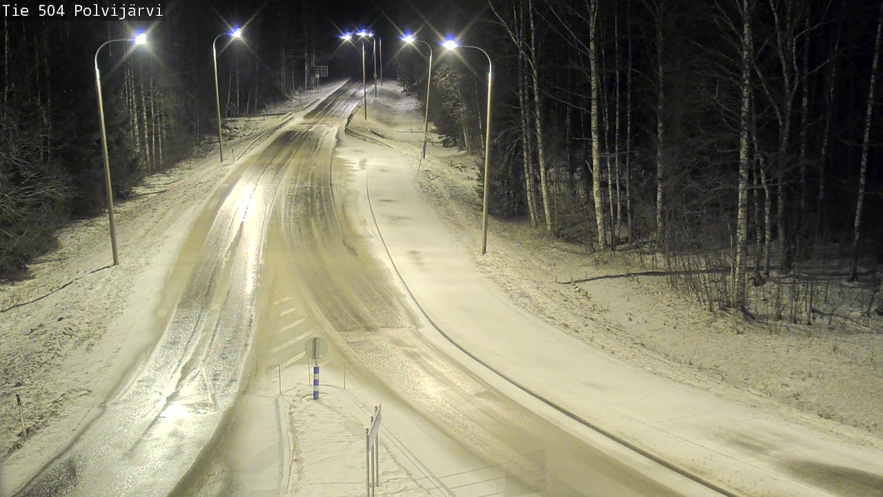 Kelikamerat Kuva Tie 504 Polvijärvi, Polvijärvi, Pohjois-Karjala