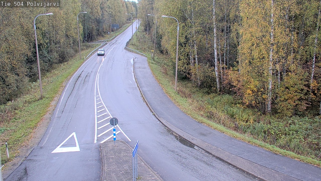 Kelikamerat Kuva Tie 504 Polvijärvi, Polvijärvi, Pohjois-Karjala