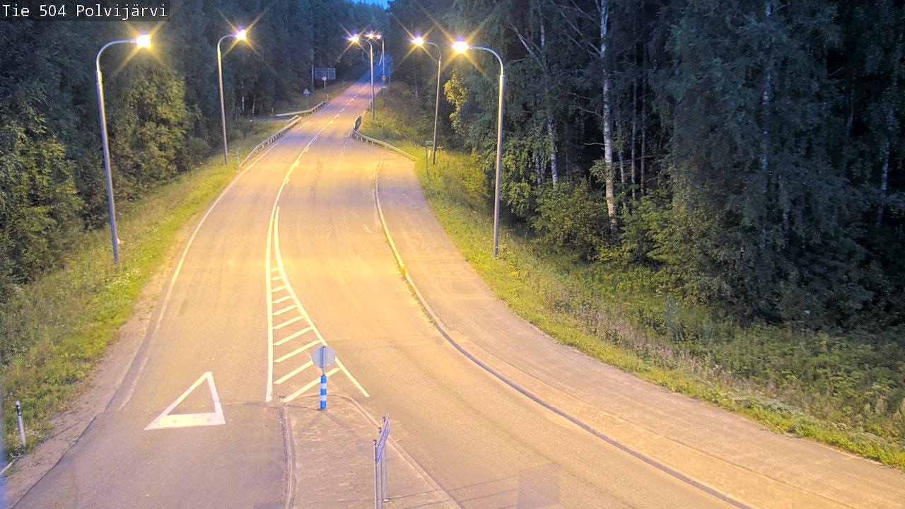Kelikamerat Kuva Tie 504 Polvijärvi, Polvijärvi, Pohjois-Karjala