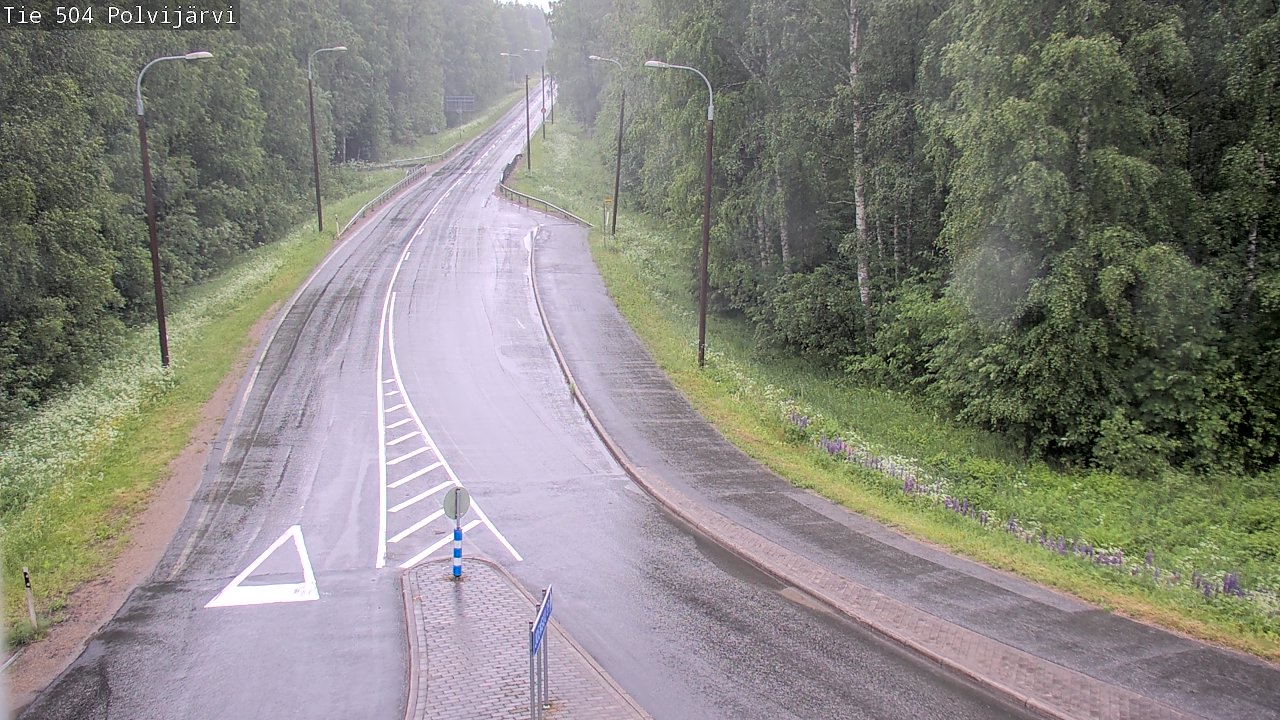 Kelikamerat Kuva Tie 504 Polvijärvi, Polvijärvi, Pohjois-Karjala