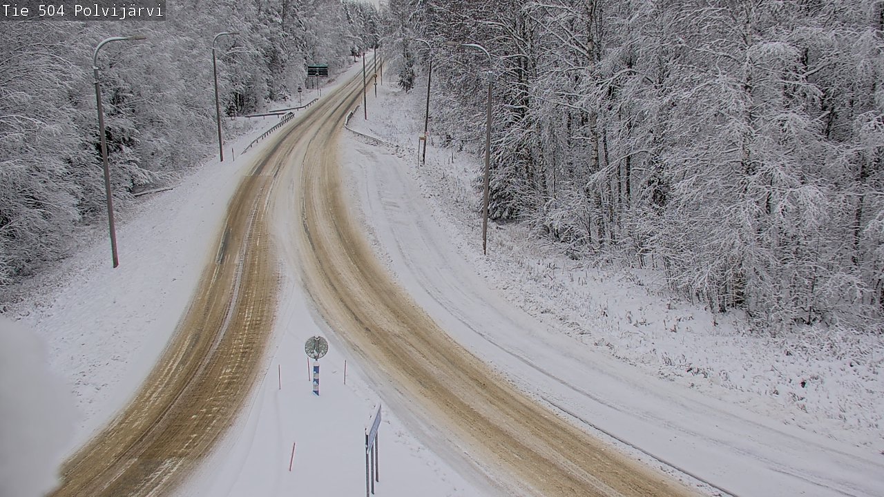 Kelikamerat Kuva Tie 504 Polvijärvi, Polvijärvi, Pohjois-Karjala
