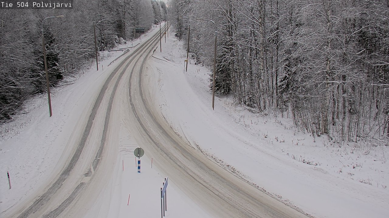 Kelikamerat Kuva Tie 504 Polvijärvi, Polvijärvi, Pohjois-Karjala