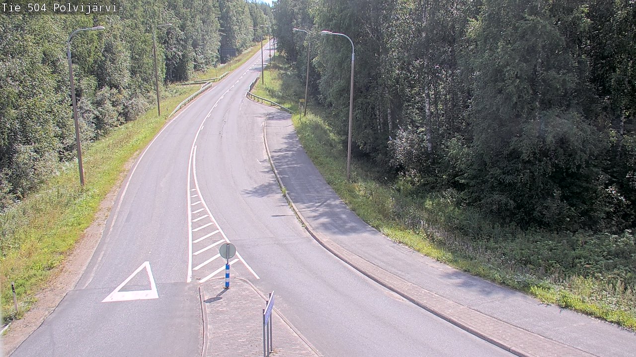 Kelikamerat Kuva Tie 504 Polvijärvi, Polvijärvi, Pohjois-Karjala