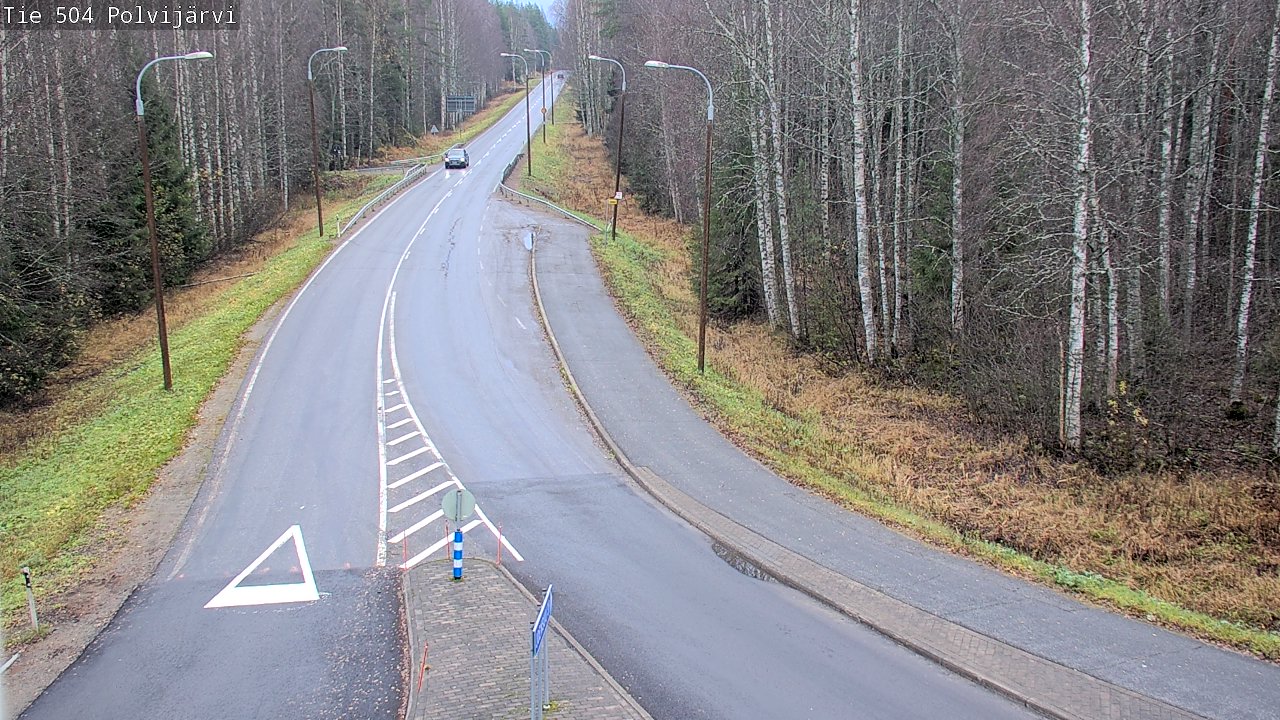 Kelikamerat Kuva Tie 504 Polvijärvi, Polvijärvi, Pohjois-Karjala