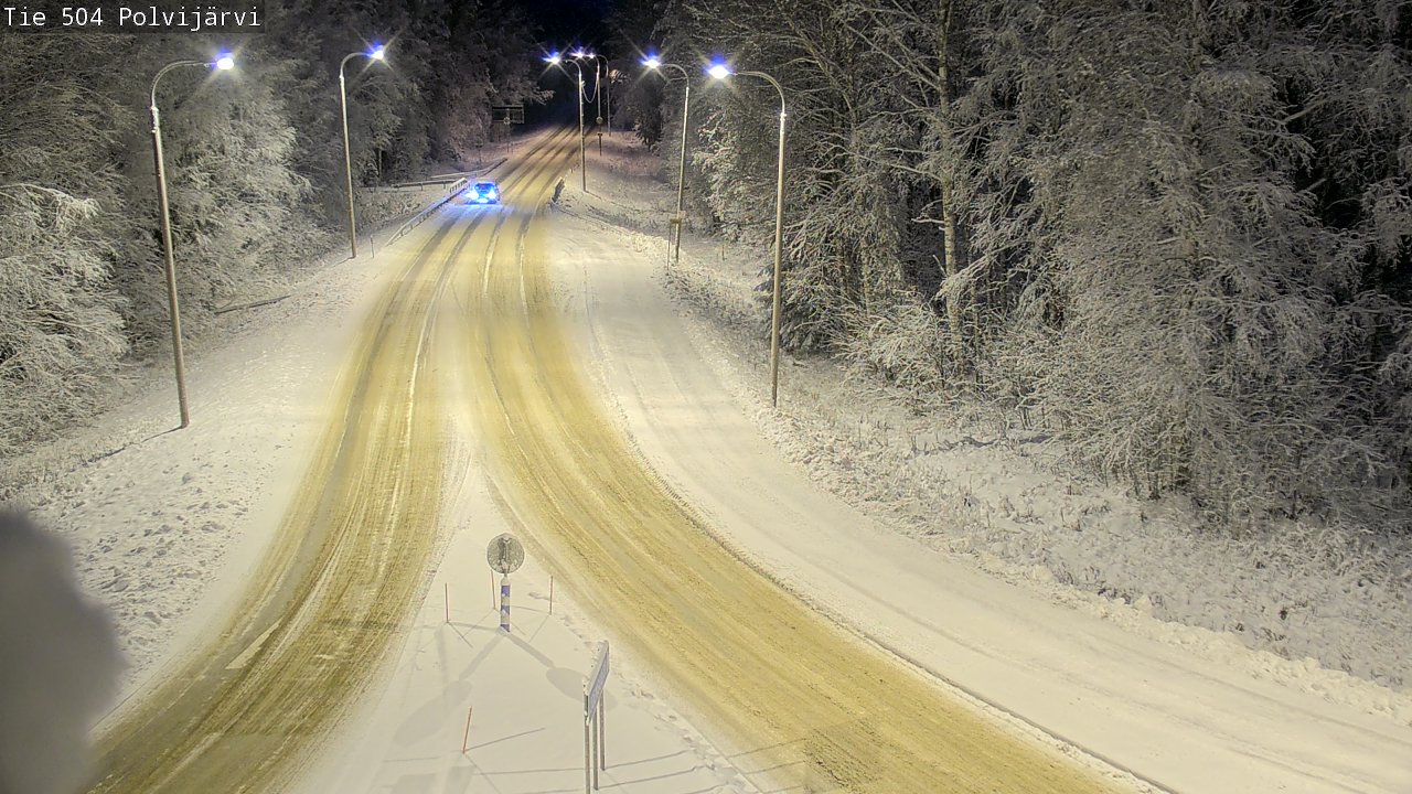 Kelikamerat Kuva Tie 504 Polvijärvi, Polvijärvi, Pohjois-Karjala