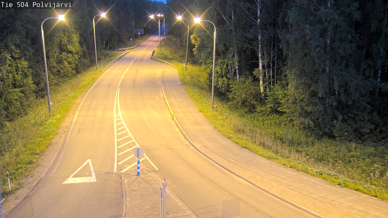 Kelikamerat Kuva Tie 504 Polvijärvi, Polvijärvi, Pohjois-Karjala