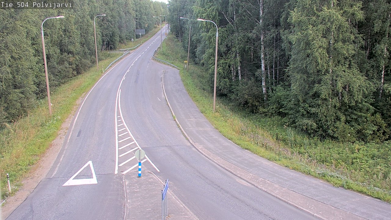 Kelikamerat Kuva Tie 504 Polvijärvi, Polvijärvi, Pohjois-Karjala