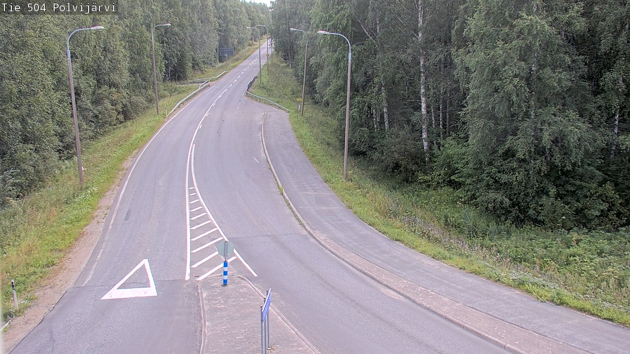 Kelikamerat Kuva Tie 504 Polvijärvi, Polvijärvi, Pohjois-Karjala