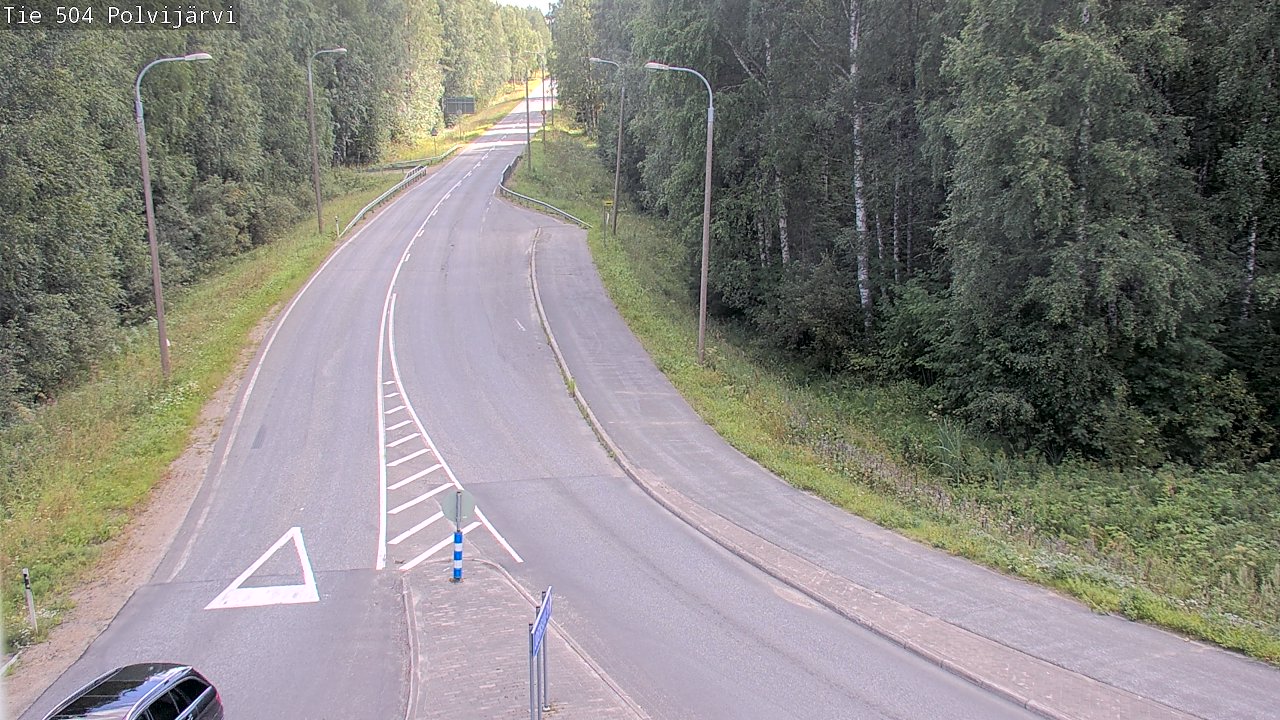 Kelikamerat Kuva Tie 504 Polvijärvi, Polvijärvi, Pohjois-Karjala