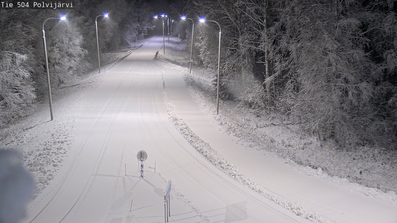 Kelikamerat Kuva Tie 504 Polvijärvi, Polvijärvi, Pohjois-Karjala