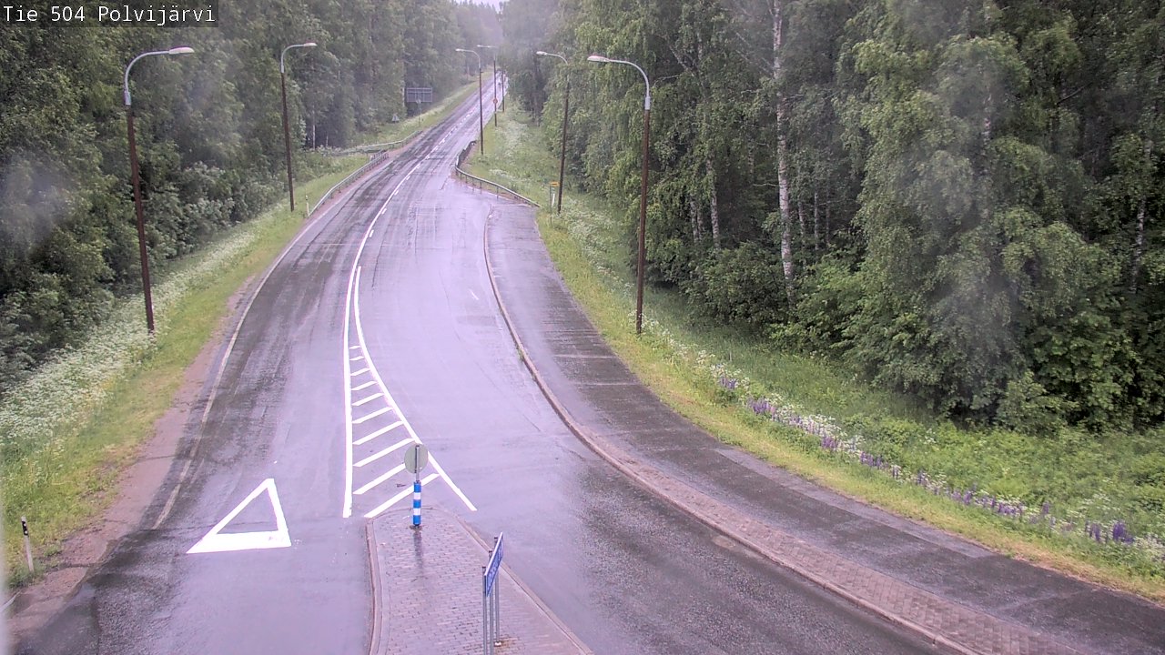 Kelikamerat Kuva Tie 504 Polvijärvi, Polvijärvi, Pohjois-Karjala