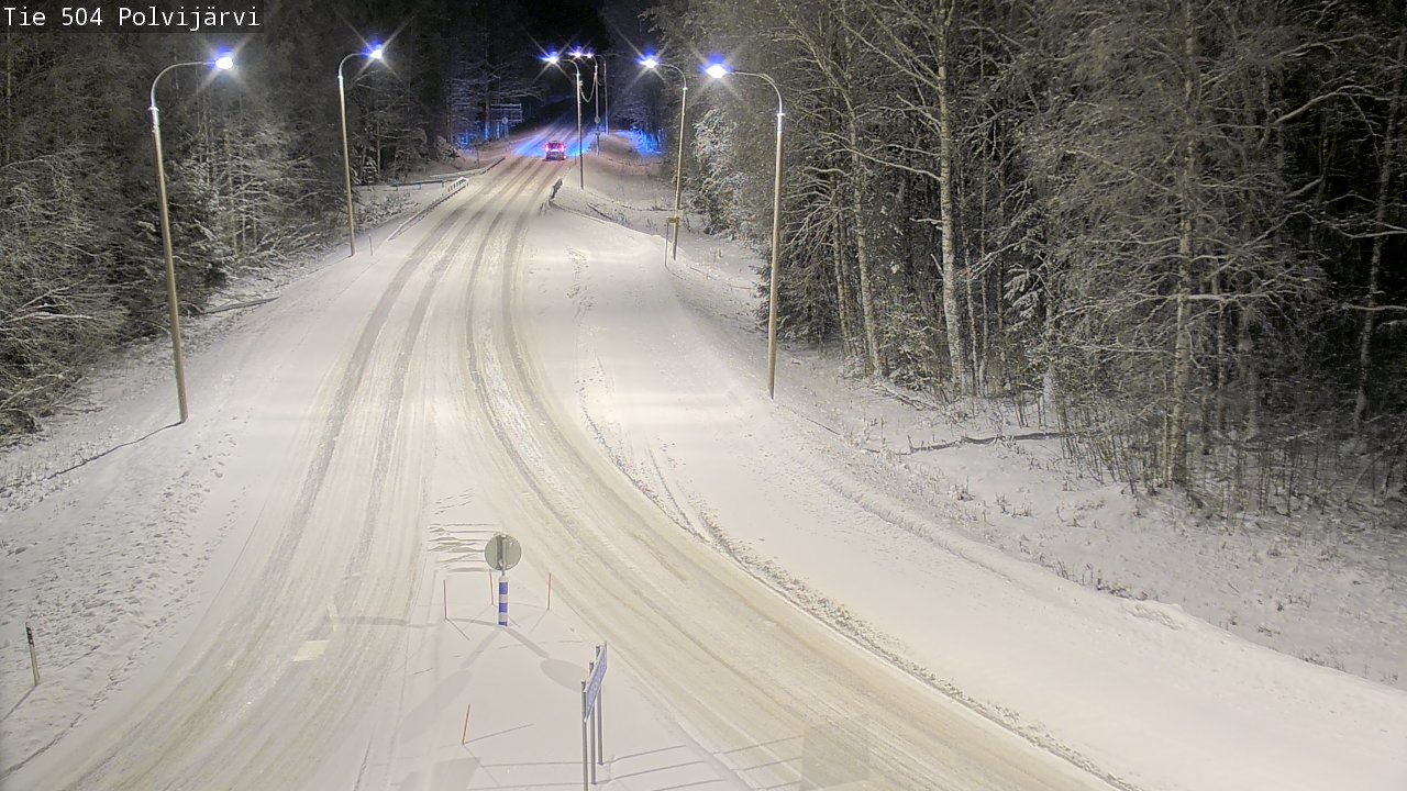 Kelikamerat Kuva Tie 504 Polvijärvi, Polvijärvi, Pohjois-Karjala
