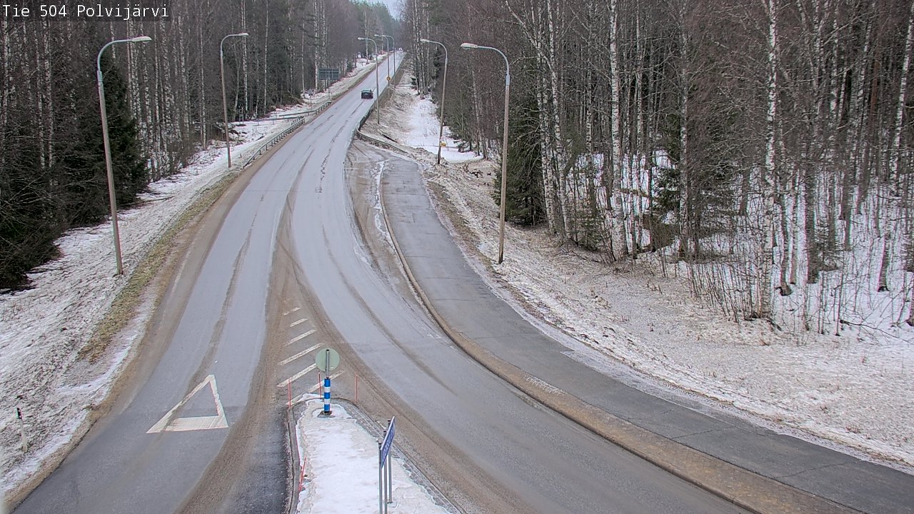 Kelikamerat Kuva Tie 504 Polvijärvi, Polvijärvi, Pohjois-Karjala