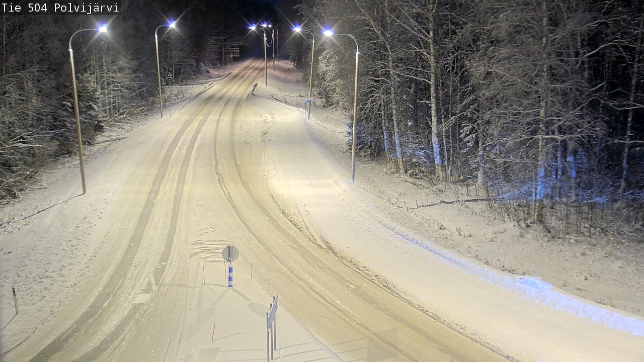 Kelikamerat Kuva Tie 504 Polvijärvi, Polvijärvi, Pohjois-Karjala