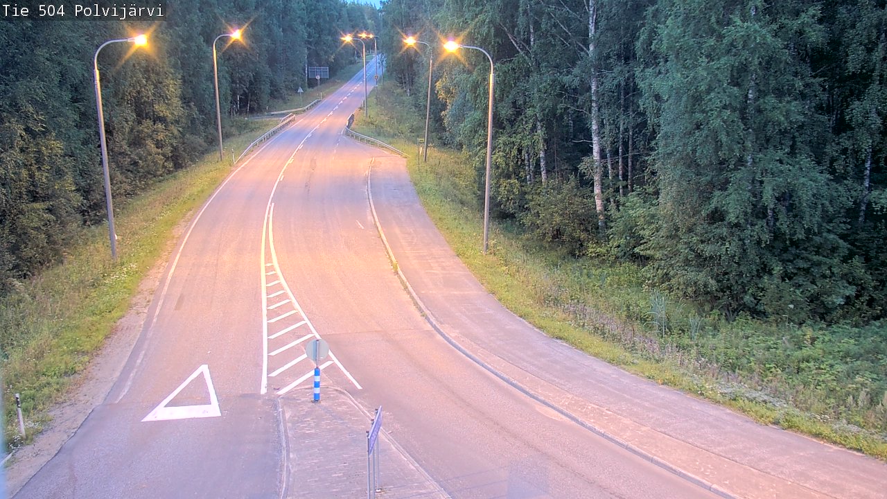 Kelikamerat Kuva Tie 504 Polvijärvi, Polvijärvi, Pohjois-Karjala
