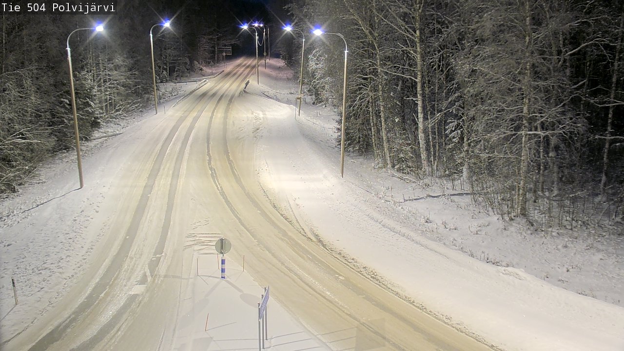 Kelikamerat Kuva Tie 504 Polvijärvi, Polvijärvi, Pohjois-Karjala