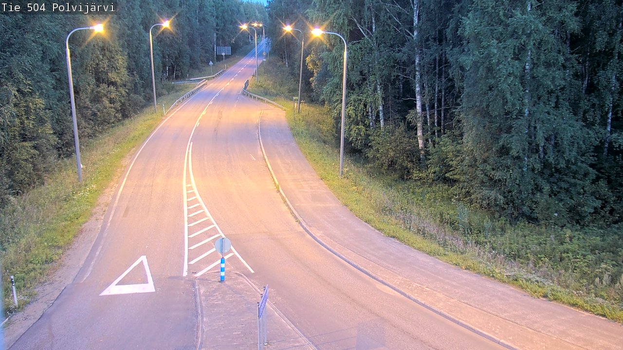 Kelikamerat Kuva Tie 504 Polvijärvi, Polvijärvi, Pohjois-Karjala