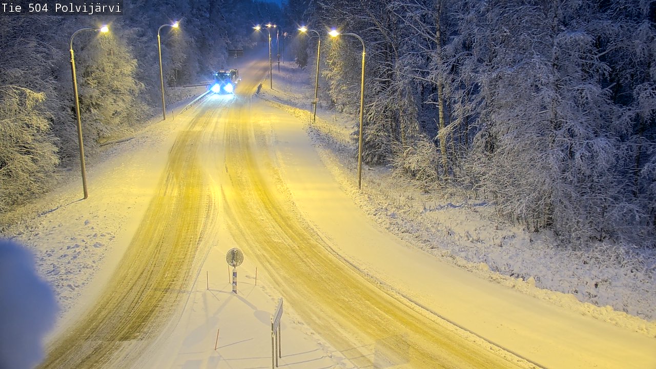 Kelikamerat Kuva Tie 504 Polvijärvi, Polvijärvi, Pohjois-Karjala