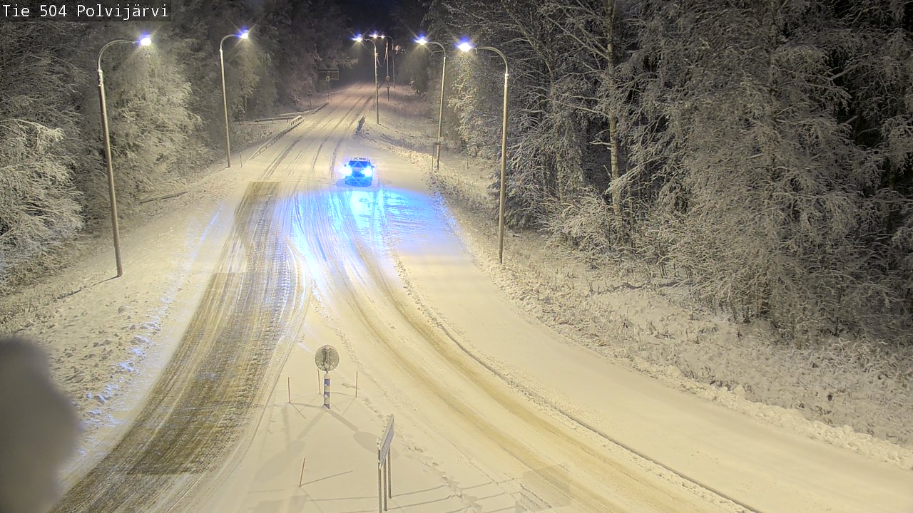 Kelikamerat Kuva Tie 504 Polvijärvi, Polvijärvi, Pohjois-Karjala