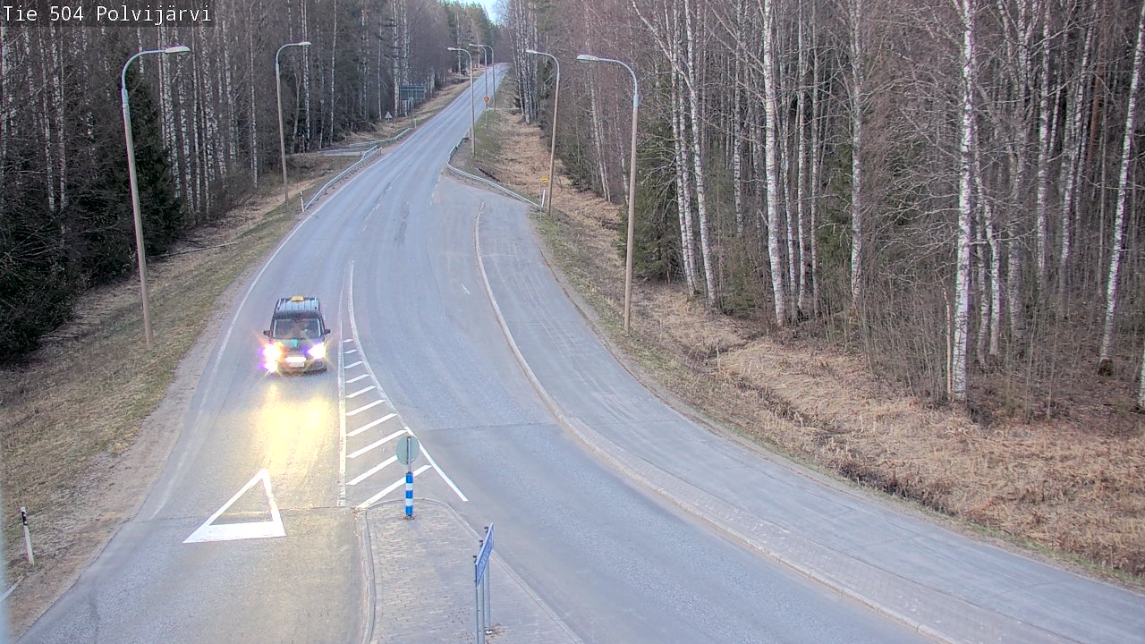 Kelikamerat Kuva Tie 504 Polvijärvi, Polvijärvi, Pohjois-Karjala