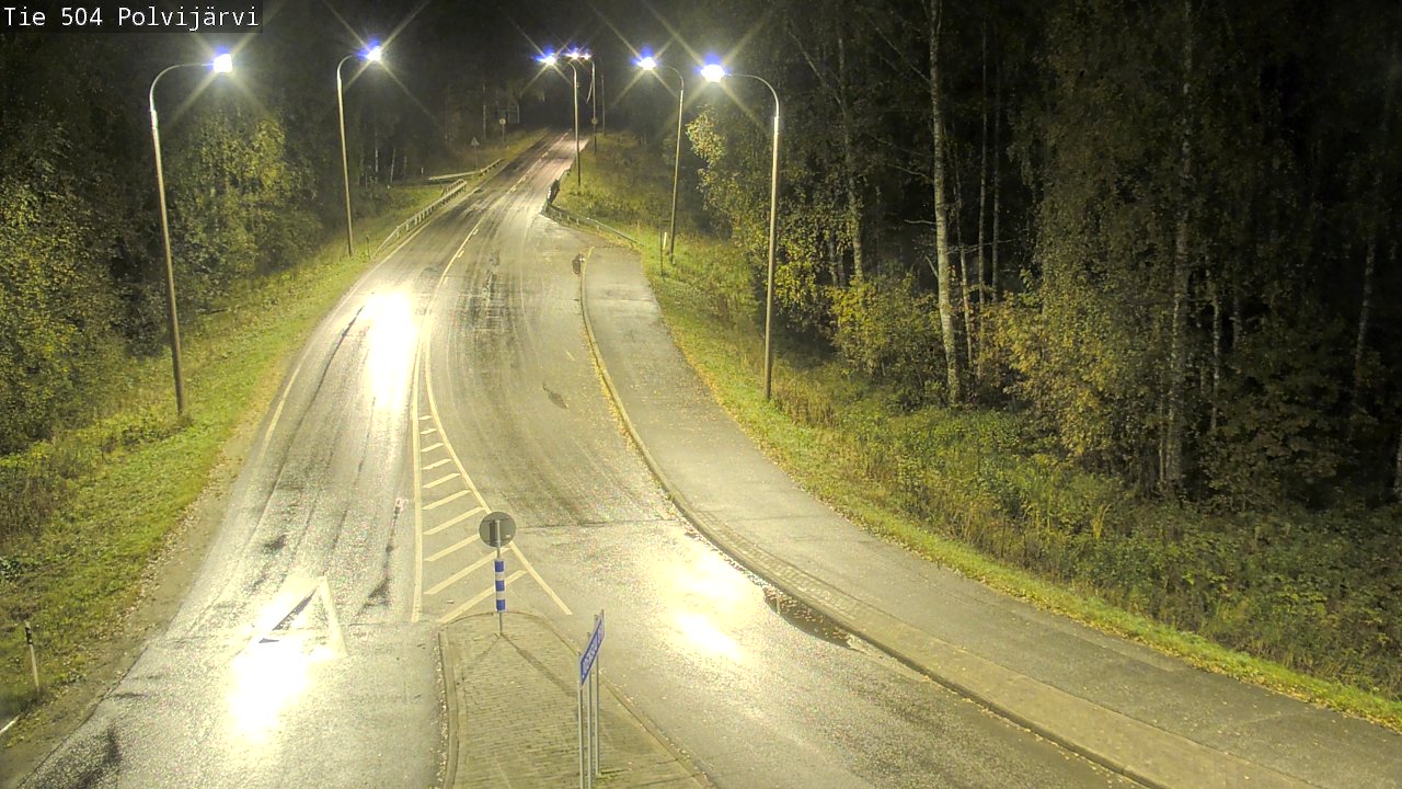 Kelikamerat Kuva Tie 504 Polvijärvi, Polvijärvi, Pohjois-Karjala