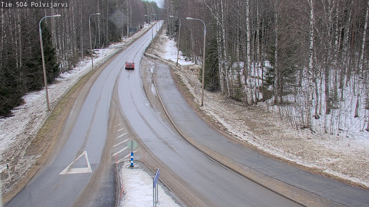 Kelikamerat Kuva Tie 504 Polvijärvi, Polvijärvi, Pohjois-Karjala