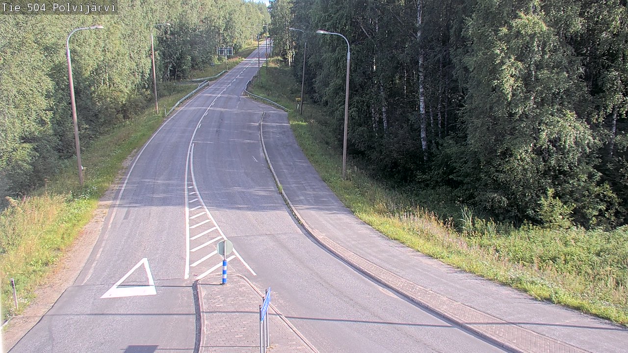 Kelikamerat Kuva Tie 504 Polvijärvi, Polvijärvi, Pohjois-Karjala