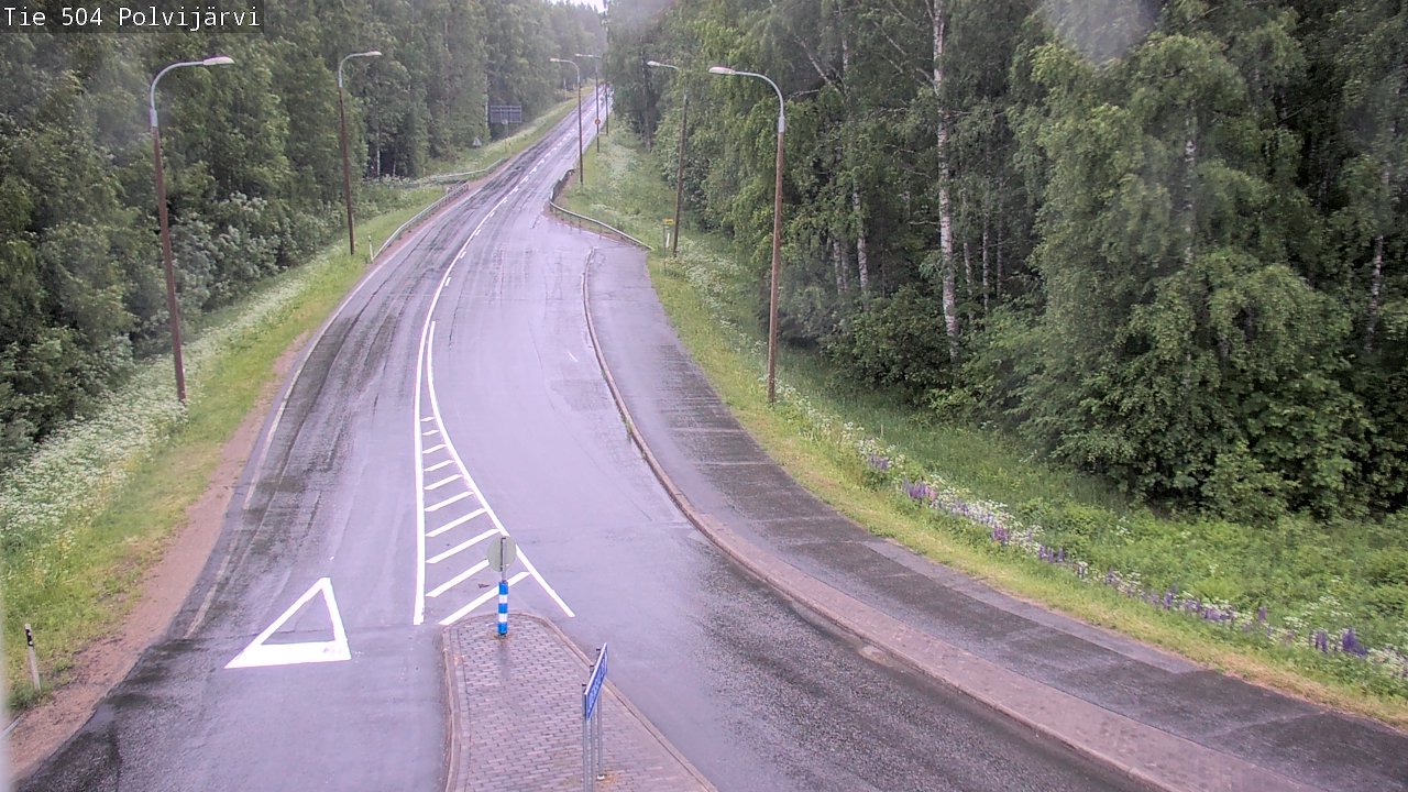 Kelikamerat Kuva Tie 504 Polvijärvi, Polvijärvi, Pohjois-Karjala