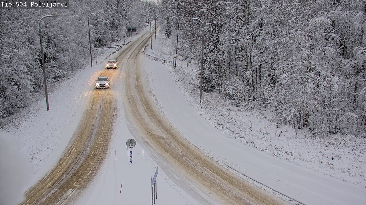 Kelikamerat Kuva Tie 504 Polvijärvi, Polvijärvi, Pohjois-Karjala