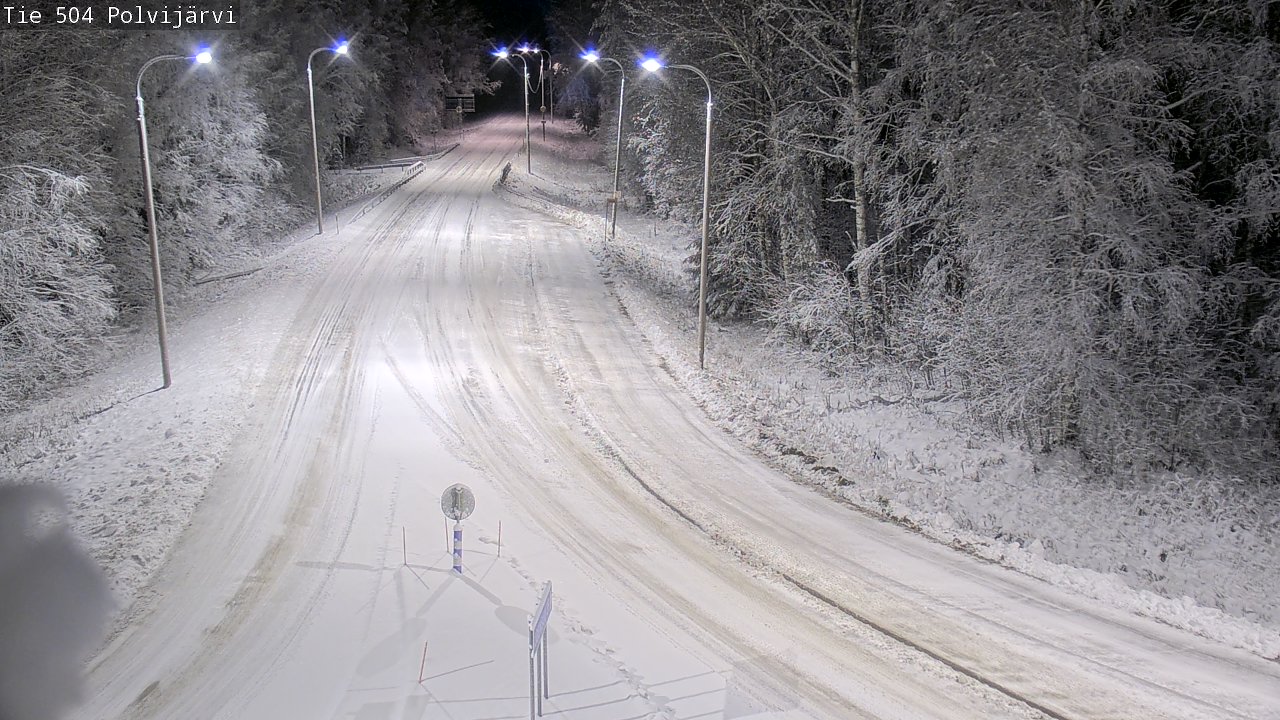 Kelikamerat Kuva Tie 504 Polvijärvi, Polvijärvi, Pohjois-Karjala