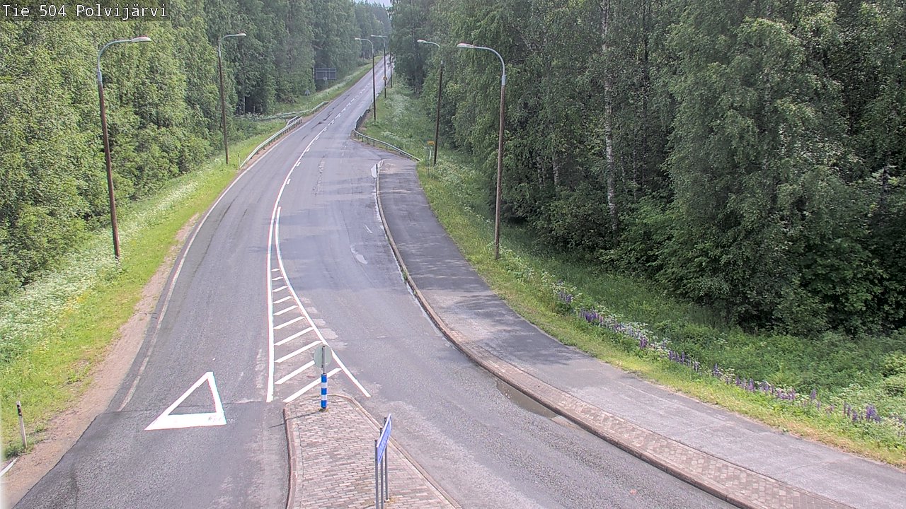 Weather Camera Image Road 504 Polvijärvi, Polvijärvi, Pohjois-Karjala