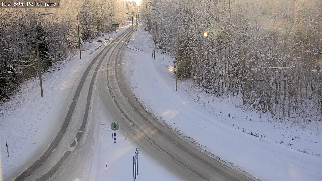 Kelikamerat Kuva Tie 504 Polvijärvi, Polvijärvi, Pohjois-Karjala