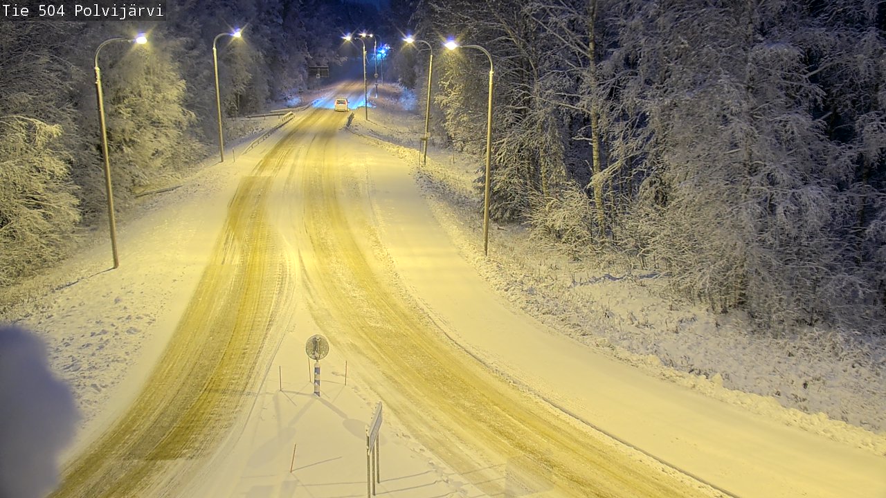 Kelikamerat Kuva Tie 504 Polvijärvi, Polvijärvi, Pohjois-Karjala