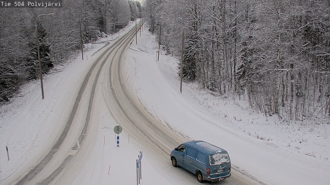Weather Camera Image Road 504 Polvijärvi, Polvijärvi, Pohjois-Karjala