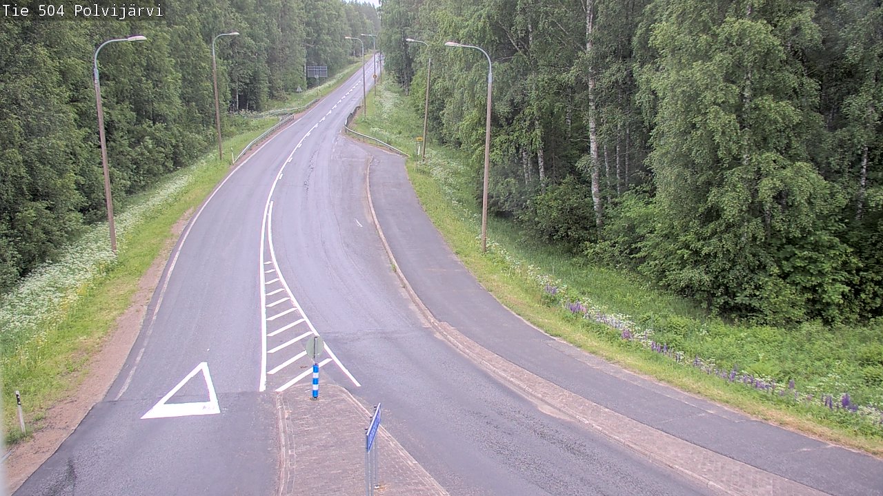 Kelikamerat Kuva Tie 504 Polvijärvi, Polvijärvi, Pohjois-Karjala