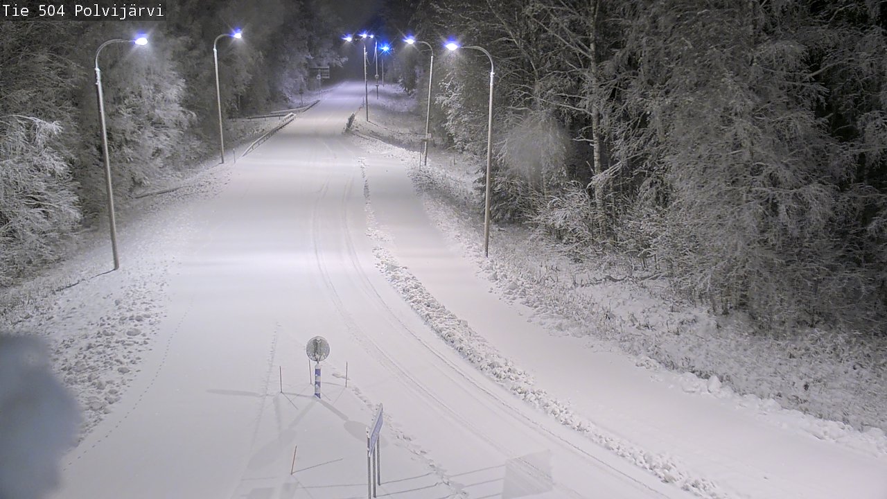 Kelikamerat Kuva Tie 504 Polvijärvi, Polvijärvi, Pohjois-Karjala